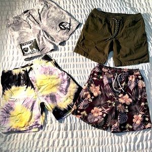 Buffalo, H&M, Neff, Vitriol Young Mens short lot Sz M, H&M Sz S